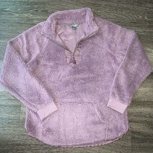 Natural Reflections Sherpa 1/4 zip Pullover